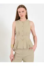 120746 Stella Waist-Fitted Vest