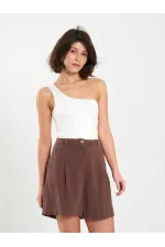 010875 Single Pleated Shorts