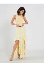 111711 Embellished Belted Dress