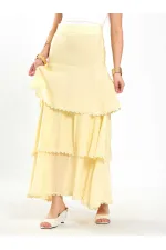 Jupe à volants superposés 041040