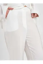 Pantalon à ceinture droite 031663