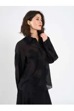 Chemise oversize brodée 080781