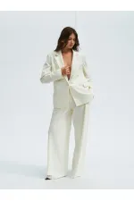 130984 Tek Düğmeli Blazer Ceket