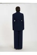 131060 Kemer Detaylı Oversize Ceket