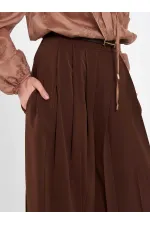 031676 Pleated Loose Fit Belted Trousers 031676 Pleated Loose Fit Belted Trousers