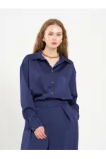 080771 Basic Satin Shirt