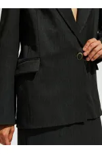 130984 Veste blazer à un bouton