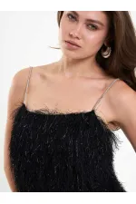 111658 Fringed Mini Dress