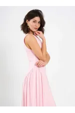 111717 Sleeveless Midi Dress