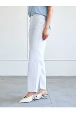 031666 Düz Paça Orta Bel Jeans