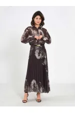 041189 Suluboya Efektli Piliseli Etek