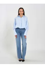 080795 Balon Poplin Gömlek