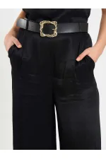031624 Belt Detail Single Pleat Trousers