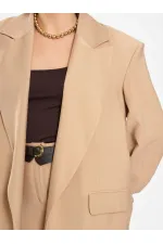 131046 Veste oversize à manches plissées