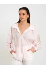 Chemise oversize à col ouvert 080811