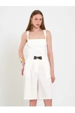 010880 Stella Bermuda Shorts with Buckle