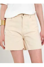 010877 Denim Mini Shorts