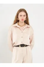 080771 Basic Saten Gömlek