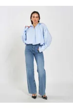 080795 Balon Poplin Gömlek