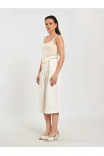 010872 Bermuda à ceinture à chaîne