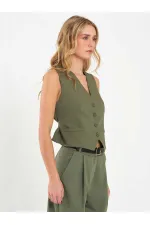 120738 Sırtı Tokalı Yelek