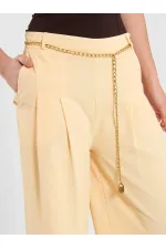 010872 Chain Belt Bermuda Shorts