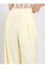 031635 A pileli Bol Paça Pantolon