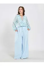 031676 Pleated Loose Fit Belted Trousers 031676 Pleated Loose Fit Belted Trousers
