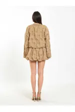 160893 Bomber Fermuarlı Ceket