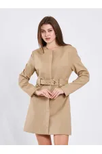 111640 Kendinden Kemerli Mini Elbise