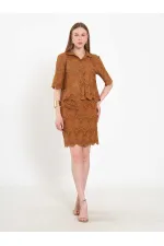 080818 Square Cut Lace-Look Shirt