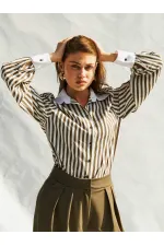 080726 Garnili Erkek Yaka Gömlek