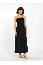 Robe bustier fendue 111706