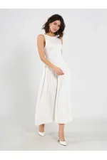 Robe midi sans manches 111717