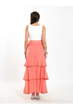 Jupe à volants superposés 041040