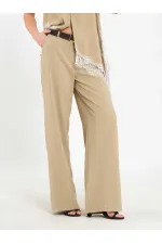 031661 Straight Cut Belted Trousers
