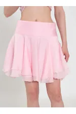041182 Beli Nervürlü Mini Etek 041182 Beli Nervürlü Mini Etek