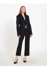 131066 Stella Jacket with Front Belt Buckle