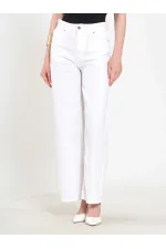 031668 Wide Leg Denim Trousers