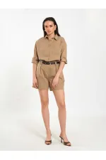 080783 Etek Pervazlı Gömlek