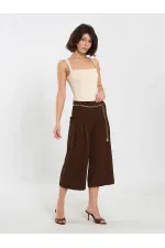 010872 Zincir Kemerli Bermuda