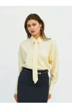 Chemise à une poche avec cravate (réf. 080733)