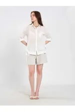 080825 Cotton Shirt with Hem 080825 Cotton Shirt with Hem