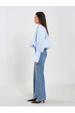 080795 Balon Poplin Gömlek