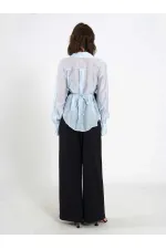 080812 Dantel Detaylı Gömlek