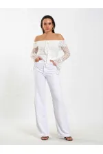 031659 Tencel Straight Leg Trousers 031659 Tencel Straight Leg Trousers