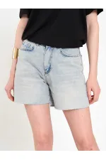 010877 Denim Mini Shorts