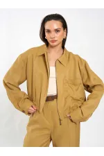 160897 Single Pocket Bomber Jacket