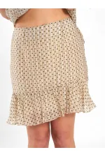 041187 Mini-jupe à volants