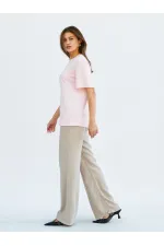 T-shirt oversize à col rond 050733